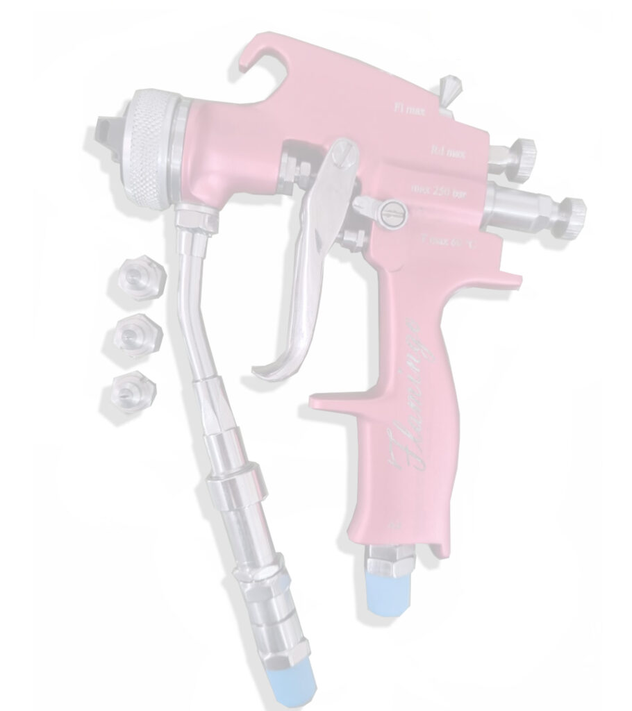 Pistola de pintura airless assistida Flamingo